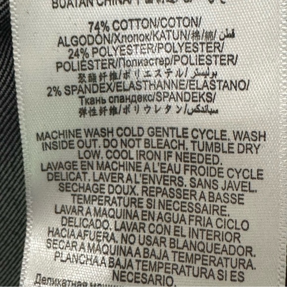 BCBGeneration Pleated Waxed Denim Mini Skirt Black - Picture 4 of 5